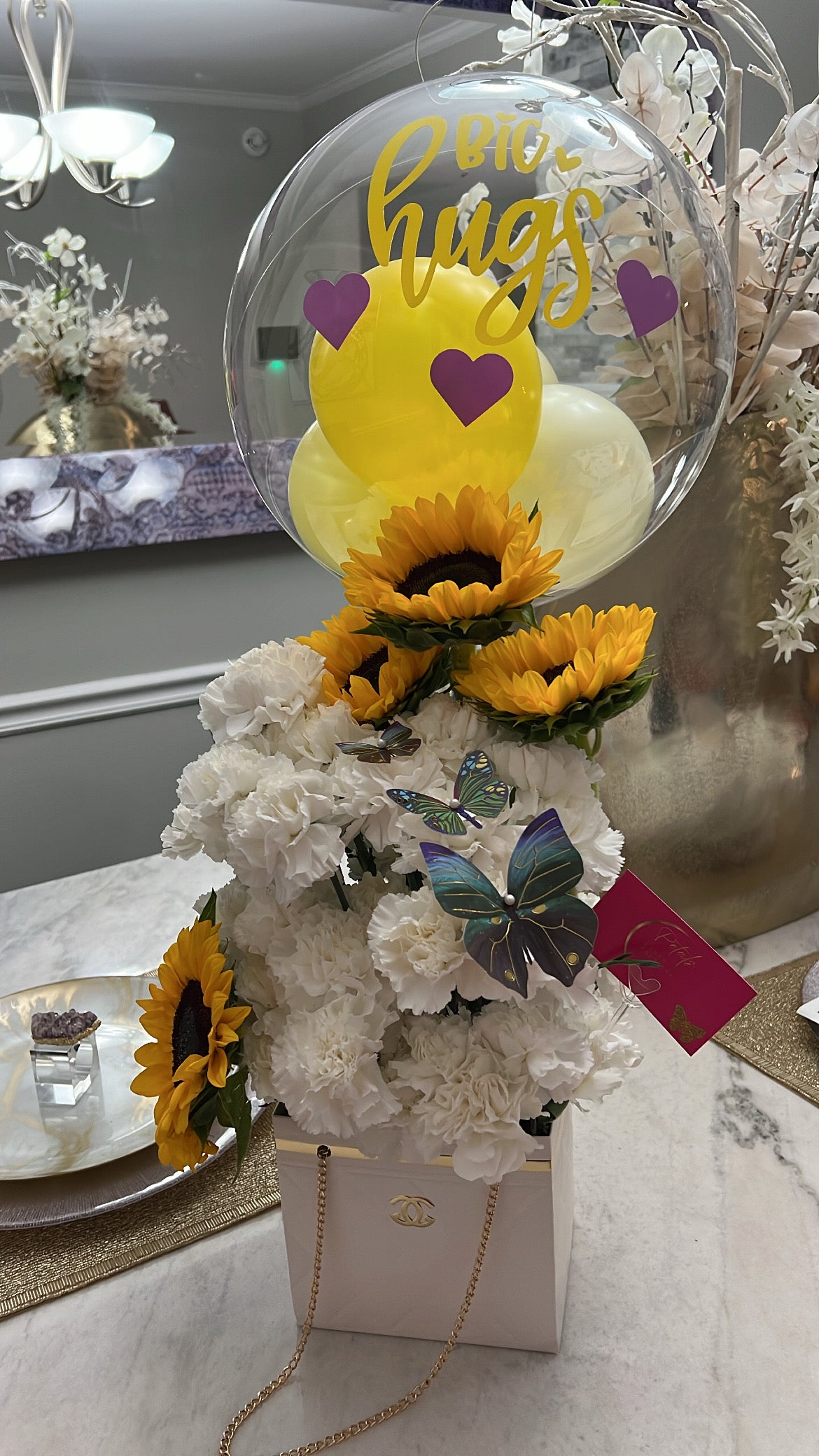 Purse bouquet box
